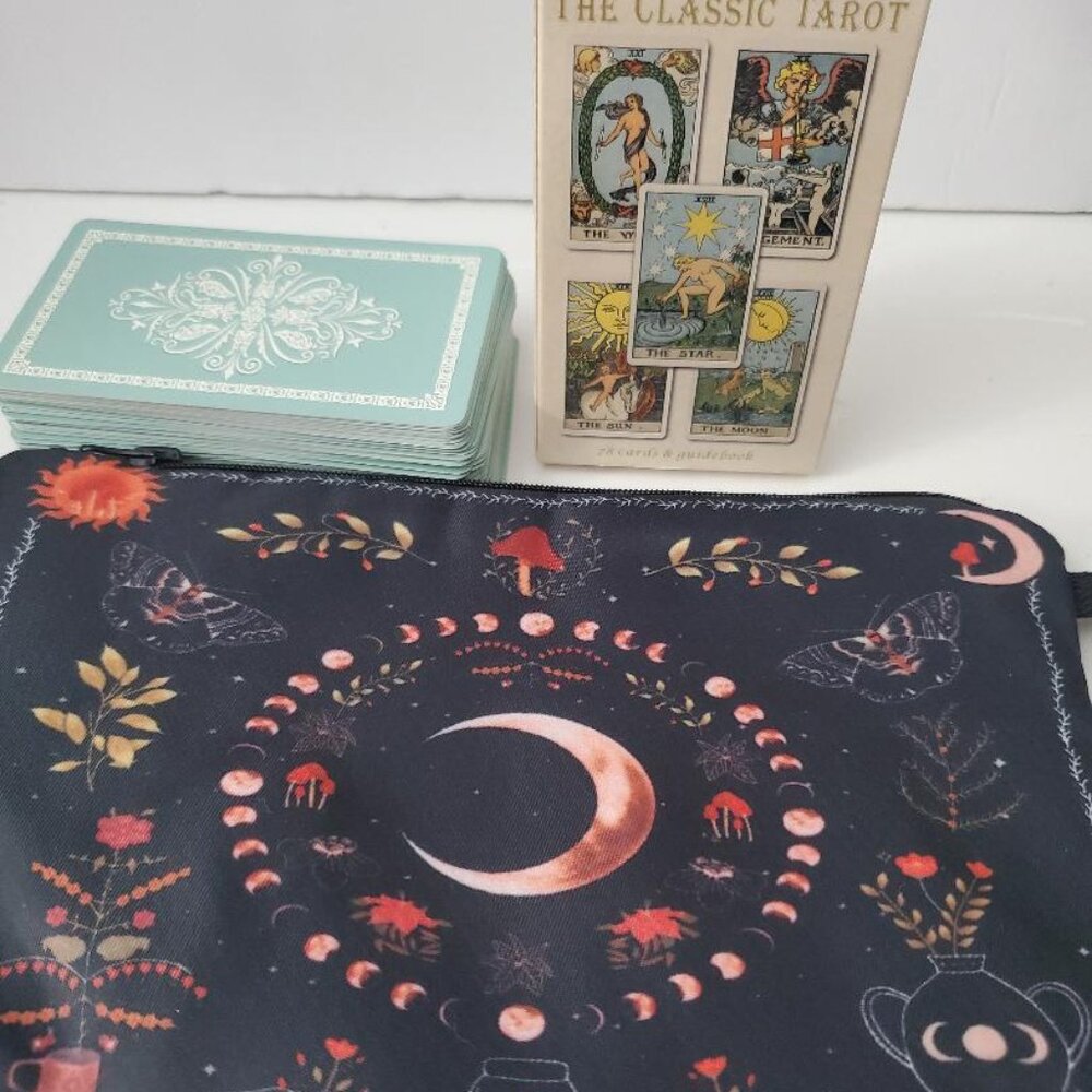 Witchy Bundle of Tarot Cards and a Little Bag - Picture 5 of 13